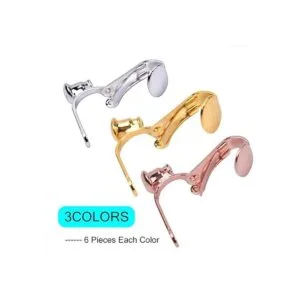 Convertidor de aretes con clip 18 piezas de clips para