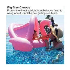 Flamingo Anillo de natación para bebé con UPF 50_6