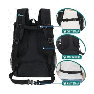 PetAmi Mochila para perros y gatos pequeños Aprobado