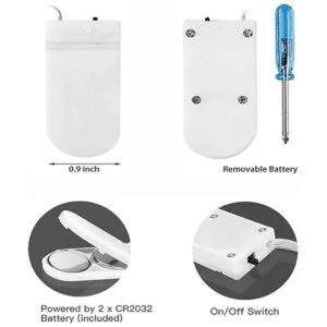 LoveNite Juego de 16 luces LED con 30 luces LED