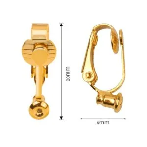 Convertidor de aretes con clip 18 piezas de clips para