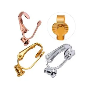 Convertidor de aretes con clip 18 piezas de clips para
