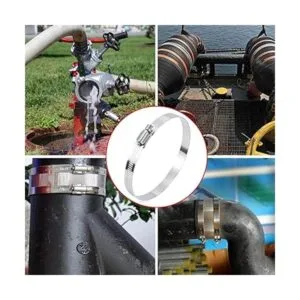 Selizo 12 abrazaderas de manguera abrazadera de manguera