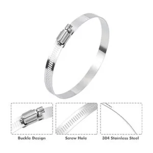 Selizo 12 abrazaderas de manguera abrazadera de manguera