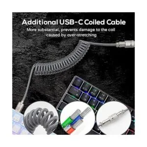 RK ROYAL KLUDGE RK61 Teclado mecánico 60 con cable en_4