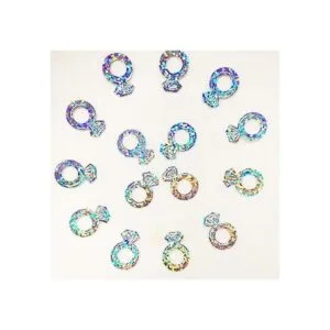 Decoración de boda con anillo de diamante de aluminio para_2