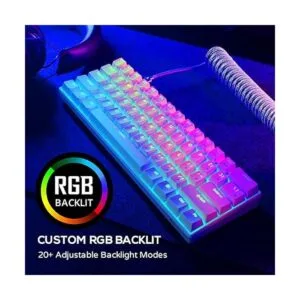 RK ROYAL KLUDGE RK61 Teclado mecánico 60 con cable en_3