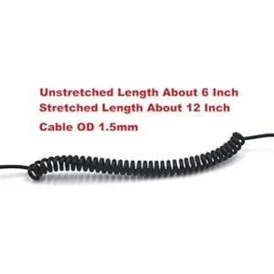 Kework Cable de audio de 0.138 in 2 unidades de 11.8 in_4