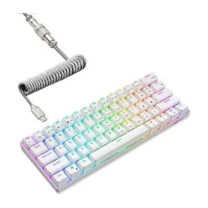 RK ROYAL KLUDGE RK61 Teclado mecánico 60 con cable en_1