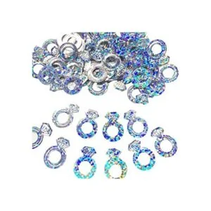 Decoración de boda con anillo de diamante de aluminio para_1