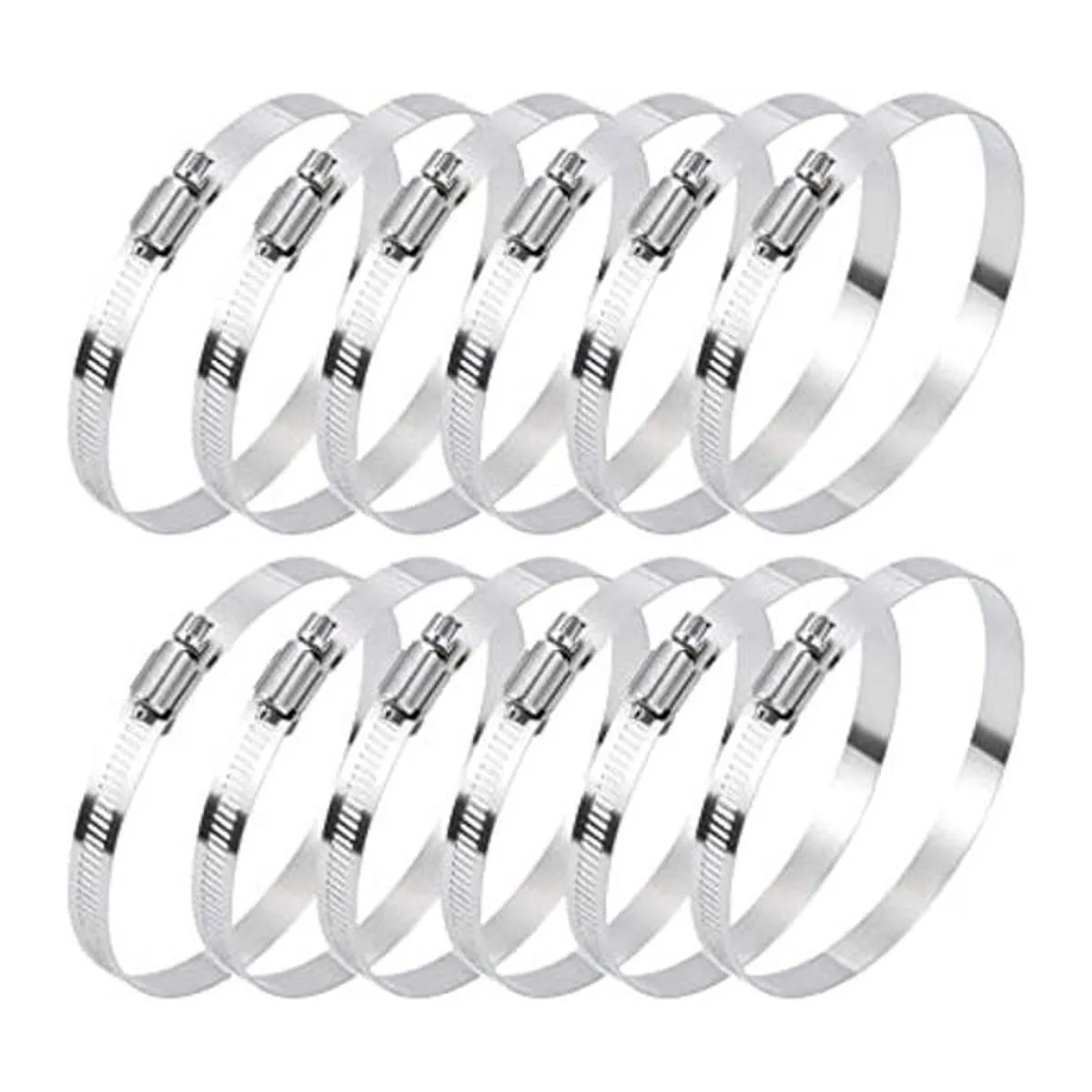 Selizo 12 abrazaderas de manguera abrazadera de manguera