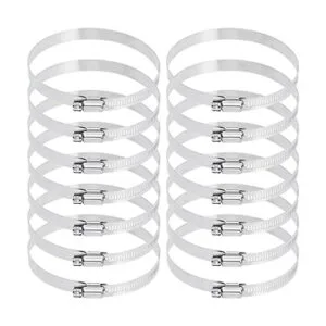 Selizo 12 abrazaderas de manguera abrazadera de manguera