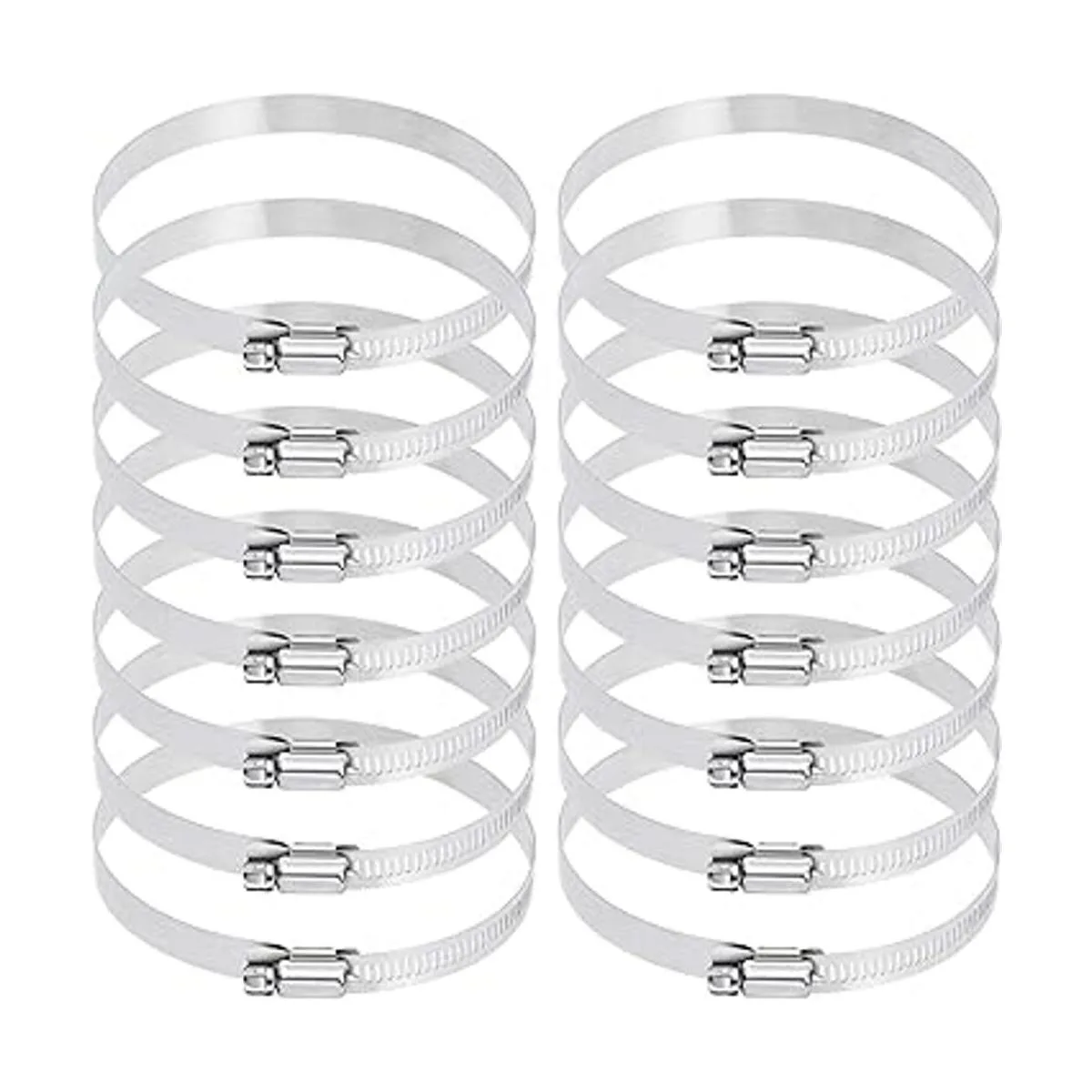 Selizo 12 abrazaderas de manguera abrazadera de manguera