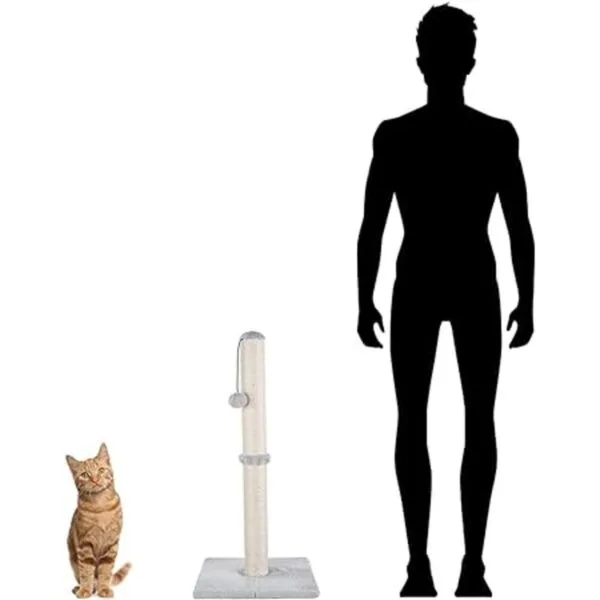 Dimaka Rascador de gato de 29 pulgadas de alto con