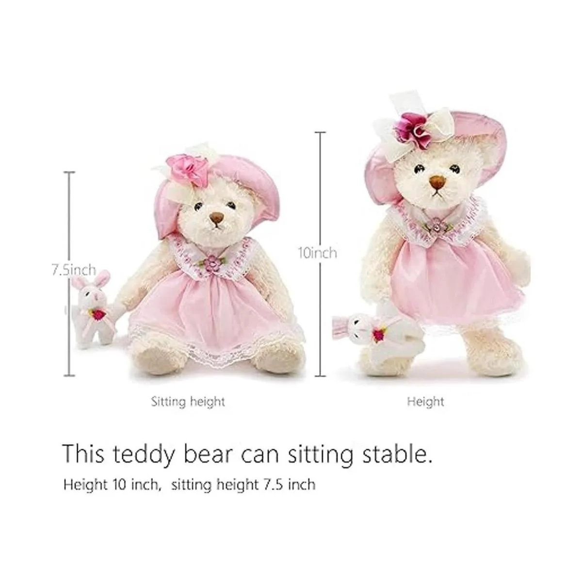 Oitscute Osito de peluche para bebé con ropa diseño de_5