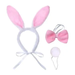 Juego de disfraz de conejo para perro orejas de conejo_2