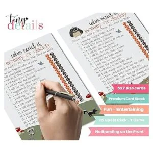 Juego de 25 tarjetas de actividad con diseño de texto_2