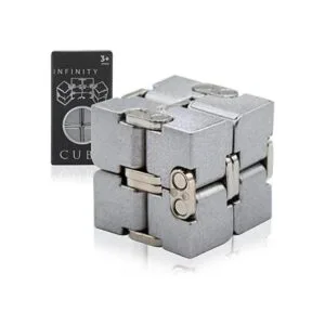 Juguete para la ansiedad cubo infinito de aluminio para_1