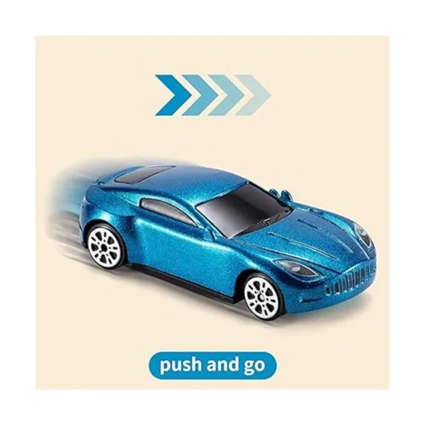 TEMI Diecast Juego de juguetes de autos de carreras con