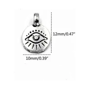 Mystart Juego de 20 colgantes de aleación de 0.394 x_2