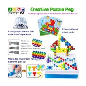 Juego de 223 piezas de taladro de mosaico creativo para_2