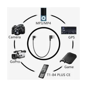 CERRXIAN Mini cable USB de 9 pulgadas Combo mini USB_2