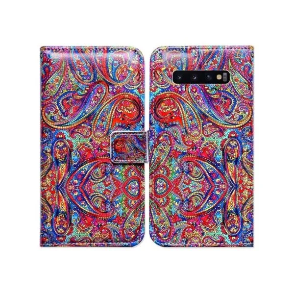 Bcov Funda tipo cartera para Samsung Galaxy S10 diseño_1