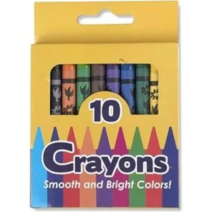 Paquete de 12 crayones de cera brillante al por mayor a_2