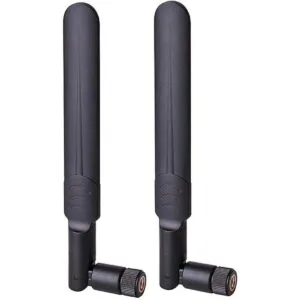 2 x 6dBi 24 GHz 5 GHz Antenas WiFi RPSMA macho de doble_1