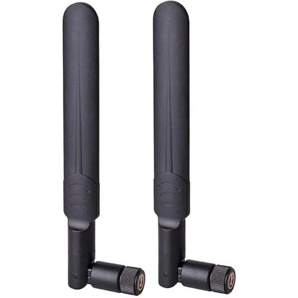 2 x 6dBi 24 GHz 5 GHz Antenas WiFi RPSMA macho de doble_1