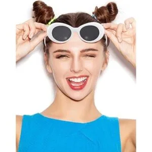 Paquete de 18 gafas de sol ovaladas con montura gruesa y