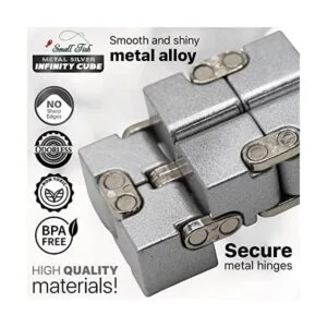 Juguete para la ansiedad cubo infinito de aluminio para_5