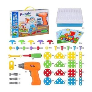 Juego de 223 piezas de taladro de mosaico creativo para_6