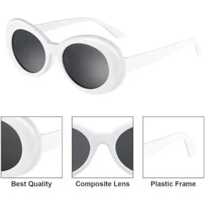 Paquete de 18 gafas de sol ovaladas con montura gruesa y