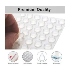 7 tamaños transparentes suaves y autoadhesivos Parachoques