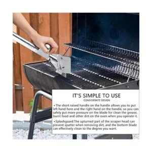 LRui Juego de raspadores de parrilla resistentes con 5