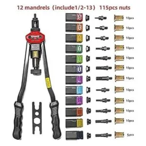 RZX Remachadora de tuerca de 16 pulgadas con sistema de