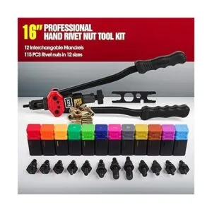 RZX Remachadora de tuerca de 16 pulgadas con sistema de