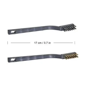 Juego de 9 mini cepillos de latón cepillo de dientes con_3