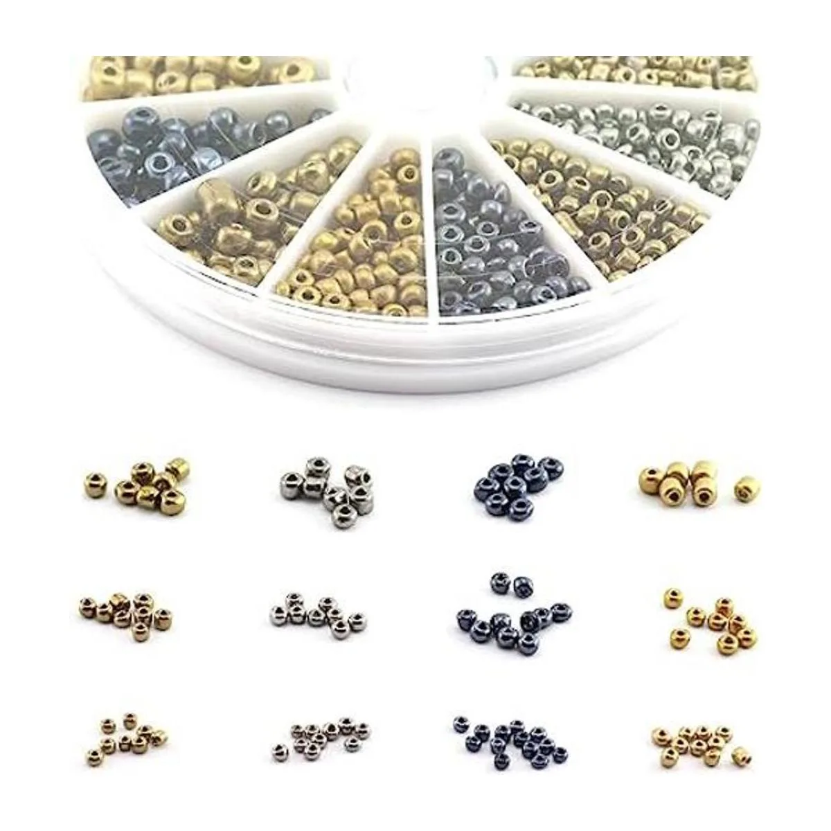 Lind Kitchen 2800pcs Mini cuentas de cristal DIY hecho a_1