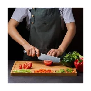 Tabla de cortar grande de madera de bambú para cocina_2