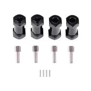 ShareGoo Juego de 4 adaptadores de aluminio de 0.472 in_2