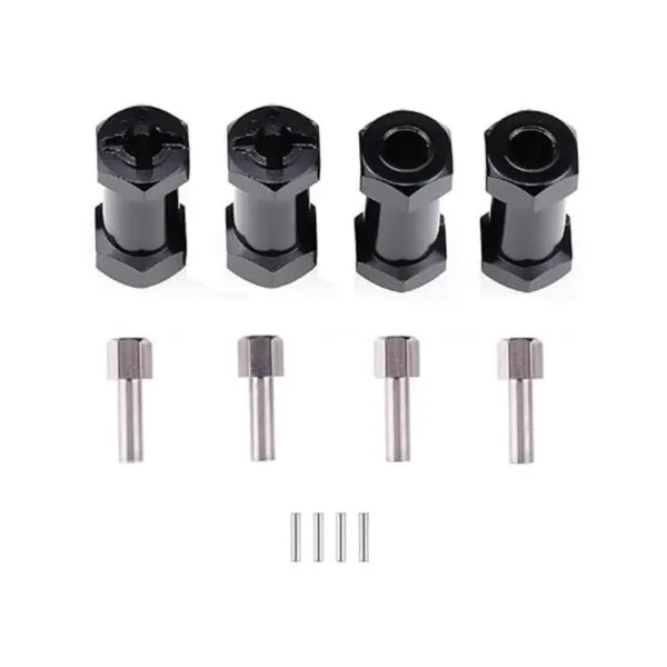 ShareGoo Juego de 4 adaptadores de aluminio de 0.472 in_2