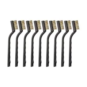 Juego de 9 mini cepillos de latón cepillo de dientes con_1