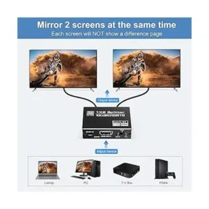 Divisor HDMI 4K60Hz 1 en 2 Out avedio links HDMI_2