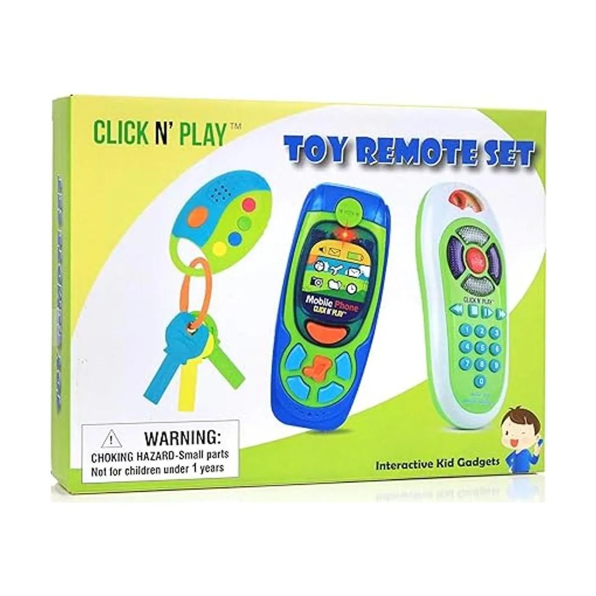 Click N Play Juego de 3 accesorios de control remoto para_6