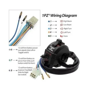 1PZ SR1H01 Interruptor de señal de giro universal de luz_4