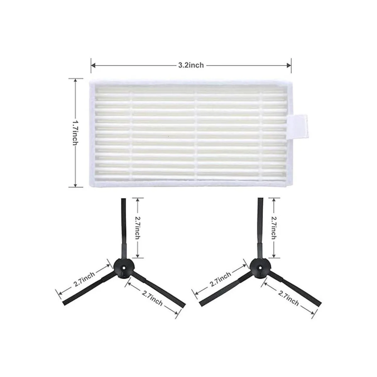 Mochenli Kit de filtro de vacío de repuesto para_2