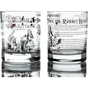 Greenline Goods Vasos de whisky Alicia en el país de las_1