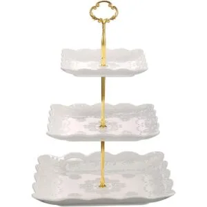 Sumerflos Soporte para cupcakes de porcelana de 3 niveles_1
